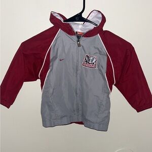 2T vintage Nike university of Alabama grey maroon white windbreaker jacket coat
